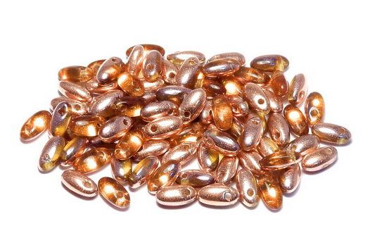 Margele Rizo, 2.5x6 mm, Topaz Capri Gold - 10060-27101