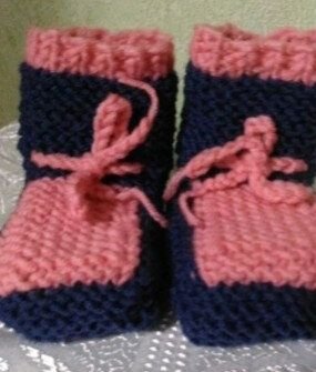 Botoșei tricotați pentru copii