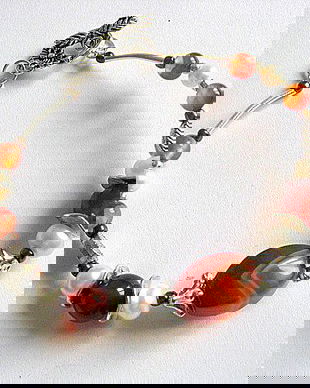 bratara agate si perle naturale 16442