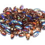 Margele Rizo, 2.5x6 mm, Smoke Topaz AB - 10230-28701