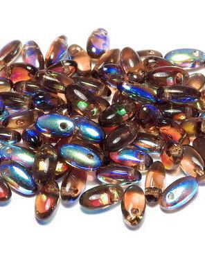 Margele Rizo, 2.5x6 mm, Smoke Topaz AB - 10230-28701