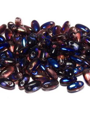 Margele Rizo, 2.5x6 mm, Amethyst Azuro - 20060-22201