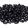 Margele Rizo, 2.5x6 mm, Jet - 23980