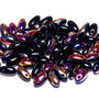 Margele Rizo, 2.5x6 mm, Jet Sliperit - 23980-29500