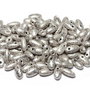 Margele Rizo, 2.5x6 mm, Jet Old Silver - 23980-81002