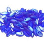 Margele Rizo, 2.5x6 mm, Sapphire AB Matted - 30070-28771