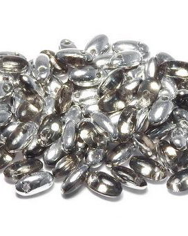 Margele Rizo, 2.5x6 mm, Black Diamond Labrador - 40010-27001