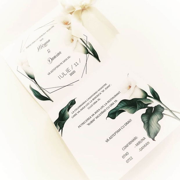 Invitatie flori de Cala