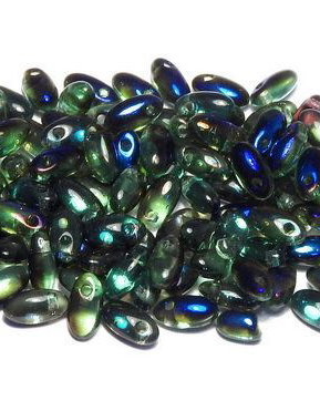 Margele Rizo, 2.5x6 mm, Peridot Azuro - 50510-22201