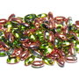 Margele Rizo, 2.5x6 mm, Peridot Capri Gold - 50510-27101