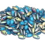 Margele Rizo, 2.5x6 mm, Aqua Vitrail Matted - 60030-28171