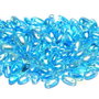 Margele Rizo, 2.5x6 mm, Aqua AB - 60030-28701