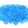 Margele Rizo, 2.5x6 mm, Aqua Matted - 60030-84110