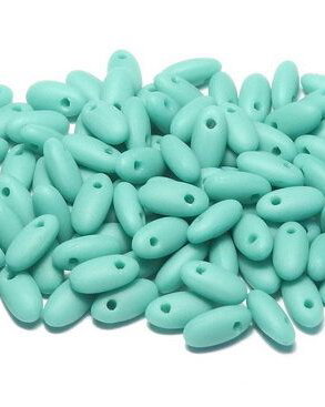 Margele Rizo, 2.5x6 mm, Jade Matted - 63140-84110