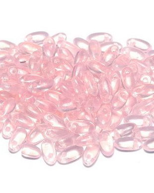 Margele Rizo, 2.5x6 mm, Opaque Rose - 71010
