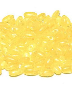 Margele Rizo, 2.5x6 mm, Lime - 81210