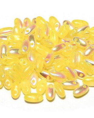 Margele Rizo, 2.5x6 mm, Lime AB - 81210-28701