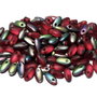 Margele Rizo, 2.5x6 mm, Red Vitrail Matted - 90090-28171
