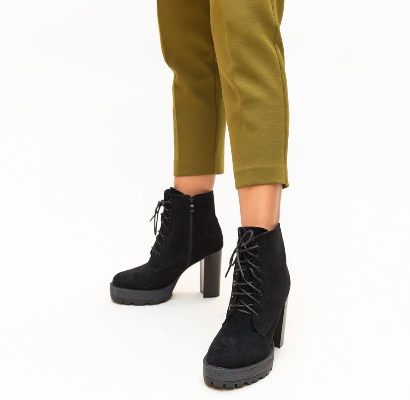 Botine Turned Negre