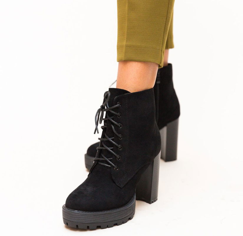 Botine Turned Negre