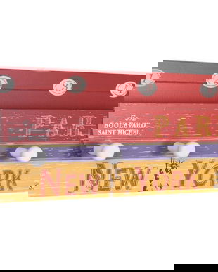 Suport din lemn masiv cu Paris