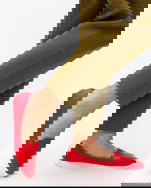 Espadrile Casual Palen Rosii