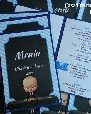 Meniu botez Baby Boss