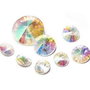 Cabochon din sticla, 14 mm, AB