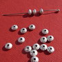 Disc stardust de aprox 2x4 mm din argint .925 rodiat