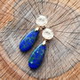 Cercei lapis lazuli&crisocolla