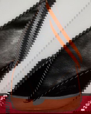 Geanta tip rucsac din piele naturala