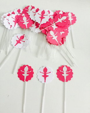 Candy bar petrecere tematica balerina