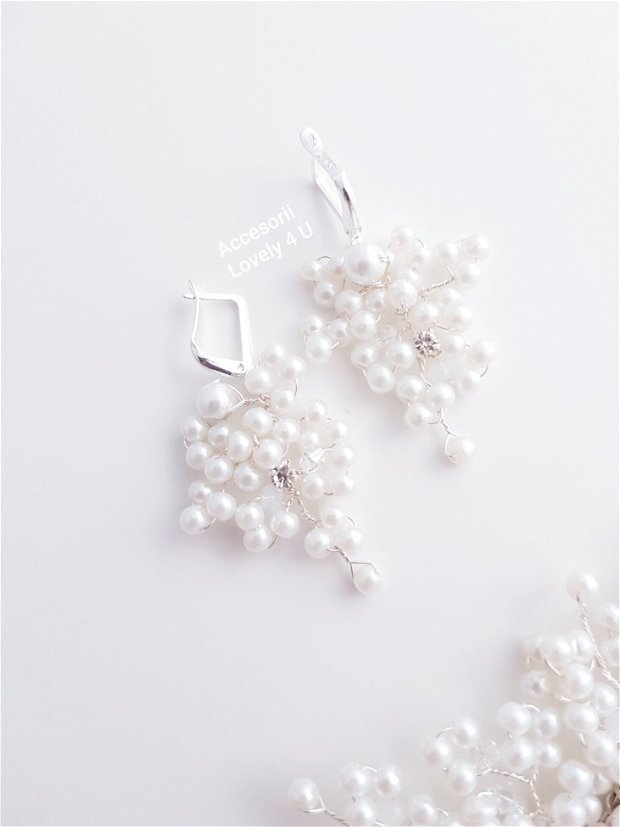Deea *Diadema cu perle si cristale - Accesoriu premium 2020