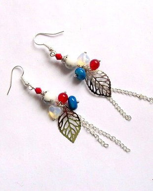 cercei opalit ,howlite,agate  si sidef 35929