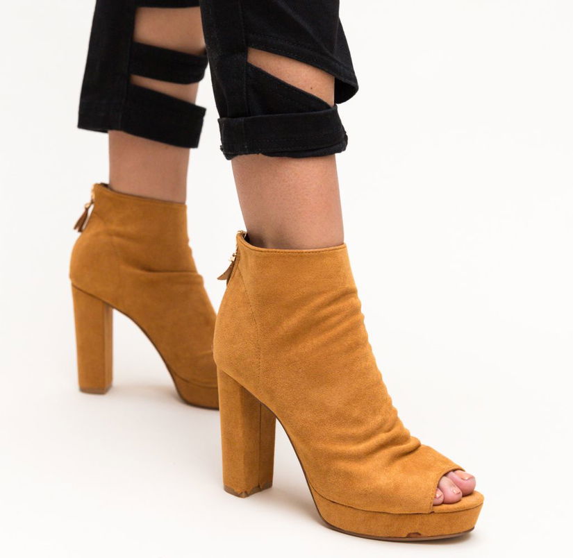 Botine Calver Camel