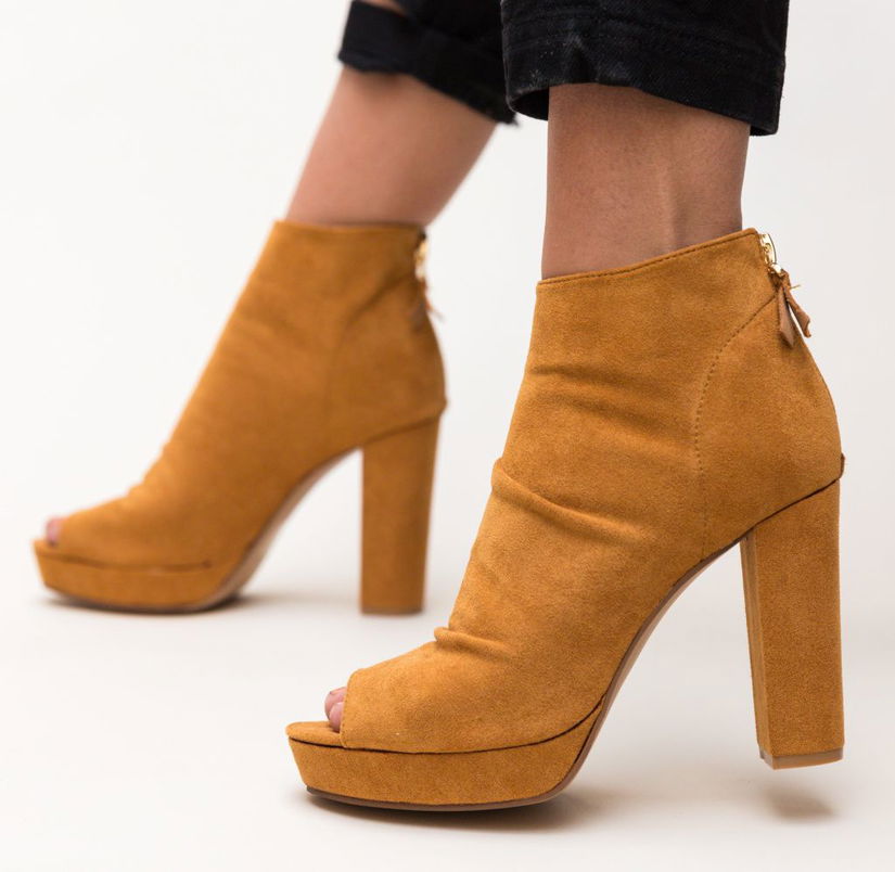 Botine Calver Camel