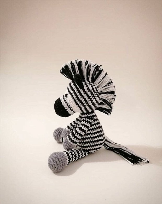 Zebra crosetata handmade