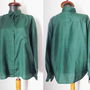 BLUZA MATASE NATURALA VERDE INCHIS