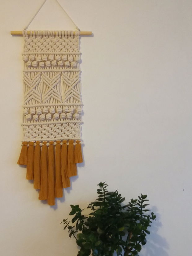 Decoratiune macrame pentru perete 100555