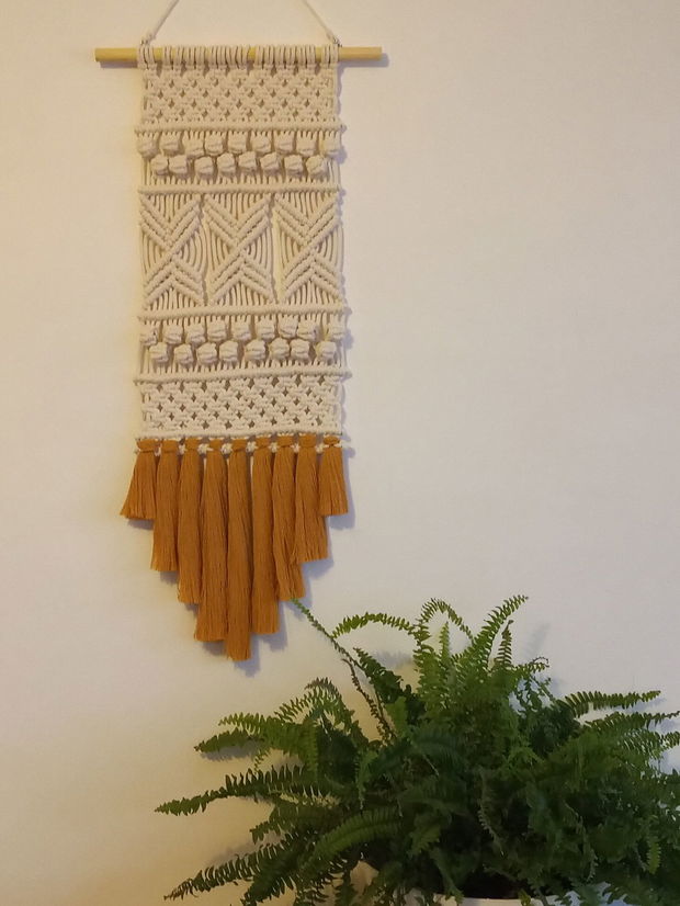 Decoratiune macrame pentru perete 100555