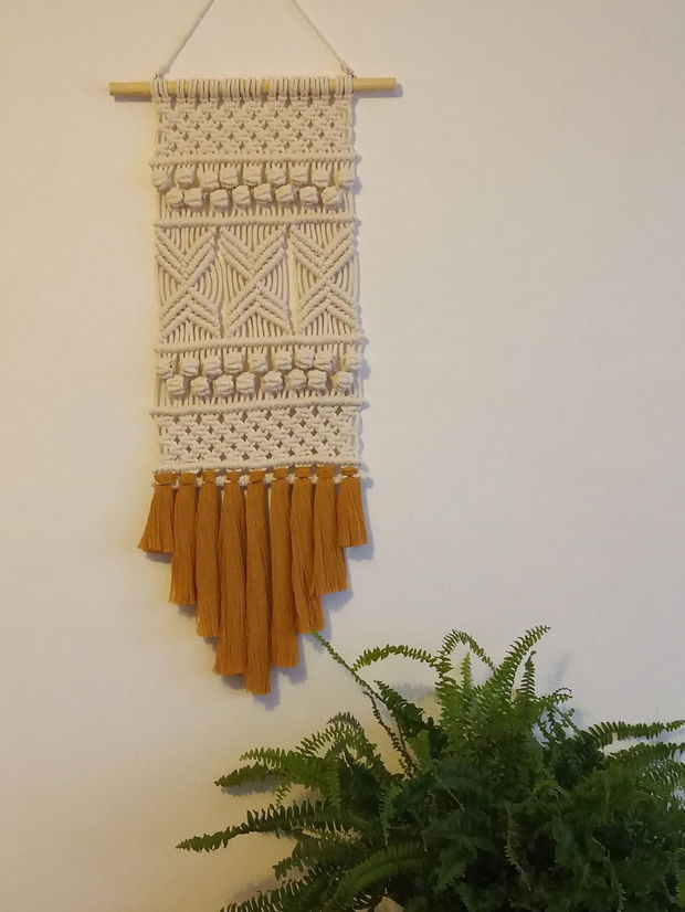 Decoratiune macrame pentru perete 100555