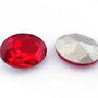 Cabochon din sticla, oval, 8x6 mm, siam