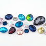 Cabochon din sticla, mix