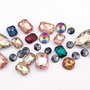 Cabochon din sticla, mix