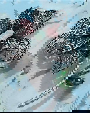 Brose floare stilizata xxl