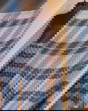 FUSTA MIDI STOFA LANA PLISATA