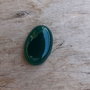 Cabochon agata verde, 30x20 mm