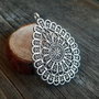 Pandantiv boho lacrima 59x43mm  SALAK-T 001