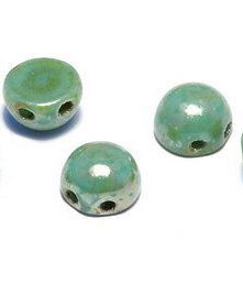 Cabochon, 2 siruri, 6 mm, Jade Picasso - 63120-43400