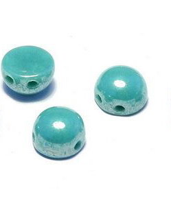 Cabochon, 2 siruri, 6 mm, Jade Shimmer - 63130-14400
